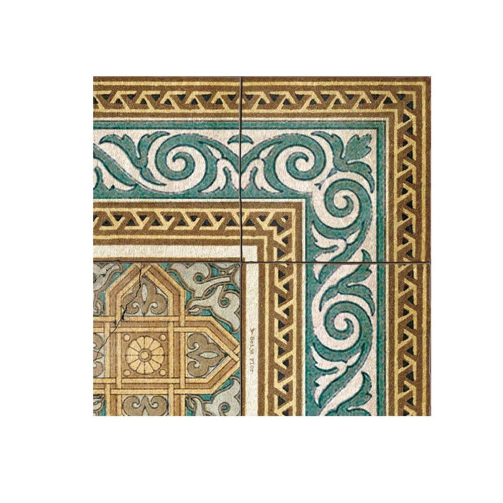 BEIJA FLOR- LUCAS GOLD Vinyl Rug