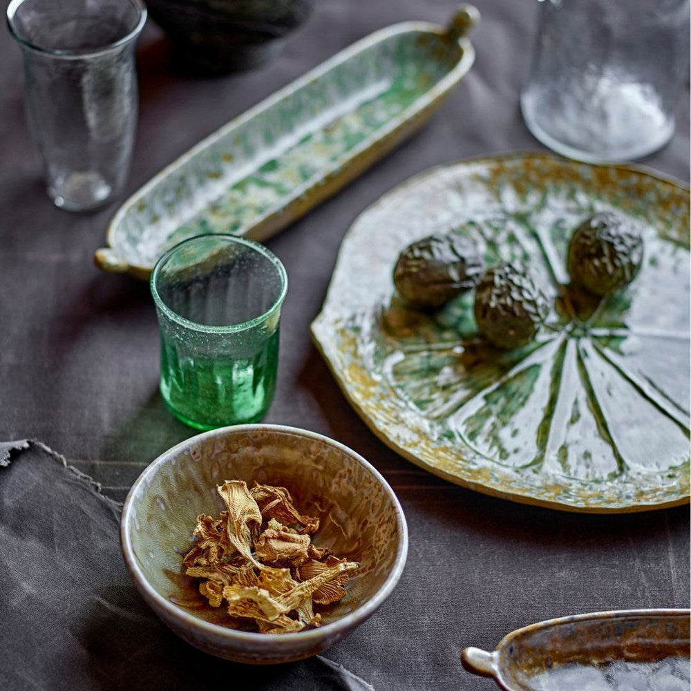 BLOOMINGVILLE-Milani Bowl, Green, Stoneware
