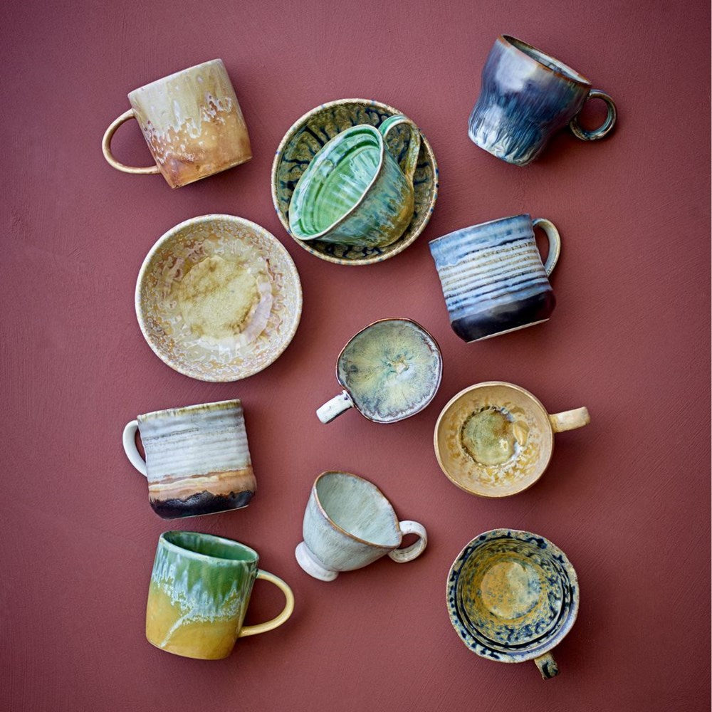 BLOOMINGVILLE-Milani Cup, Green, Stoneware