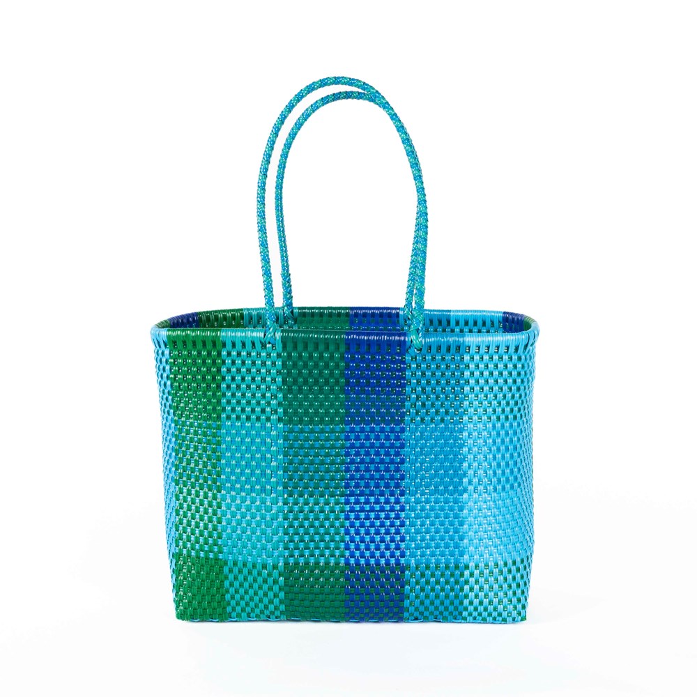 BAHIA - CARLA Blue Medium Basket