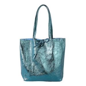 MAISON FANLI - Medium Tote METALLIC EMERALD