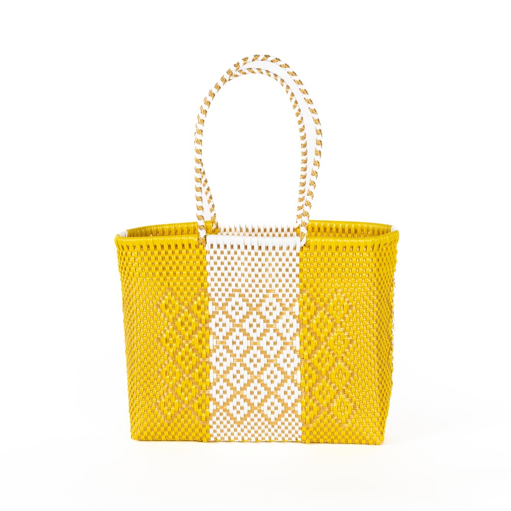 BAHIA - PAULINA Yellow Medium Basket