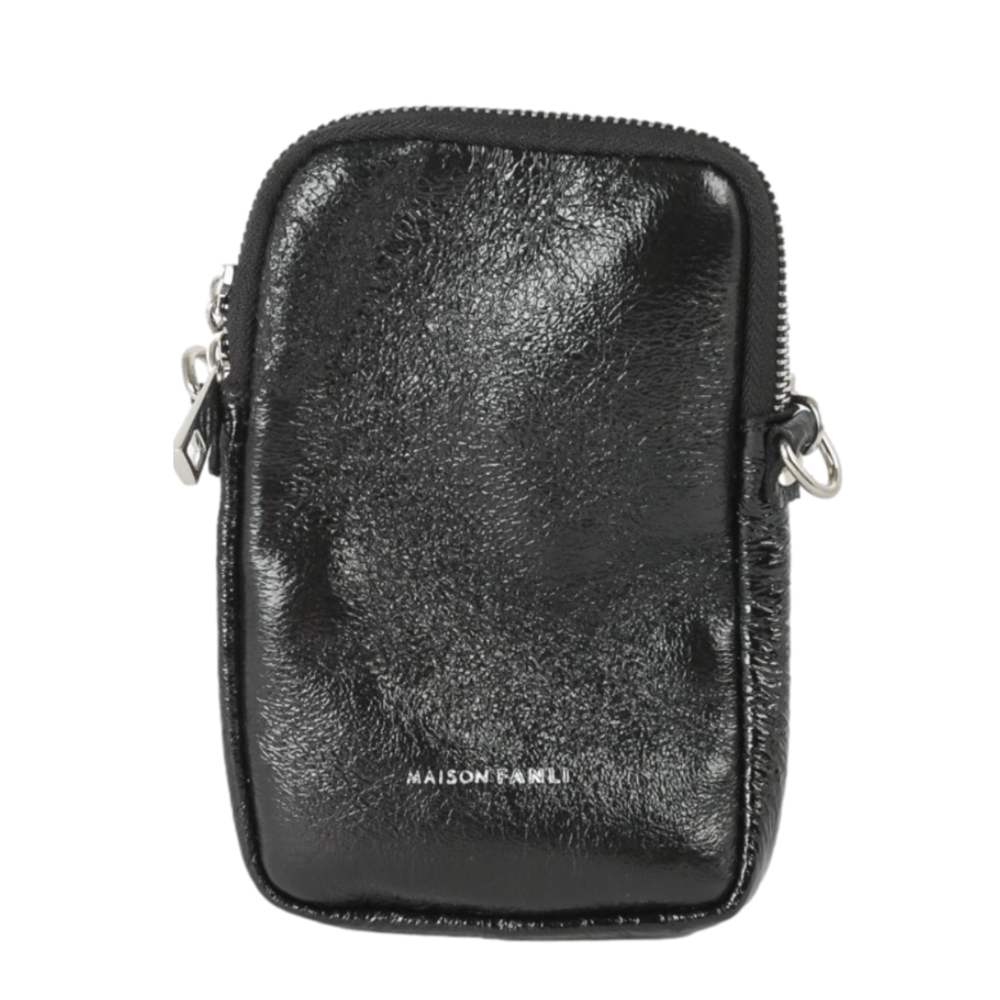 MAISON FANLI - Phone Pouch METALLIC MIDNIGHT