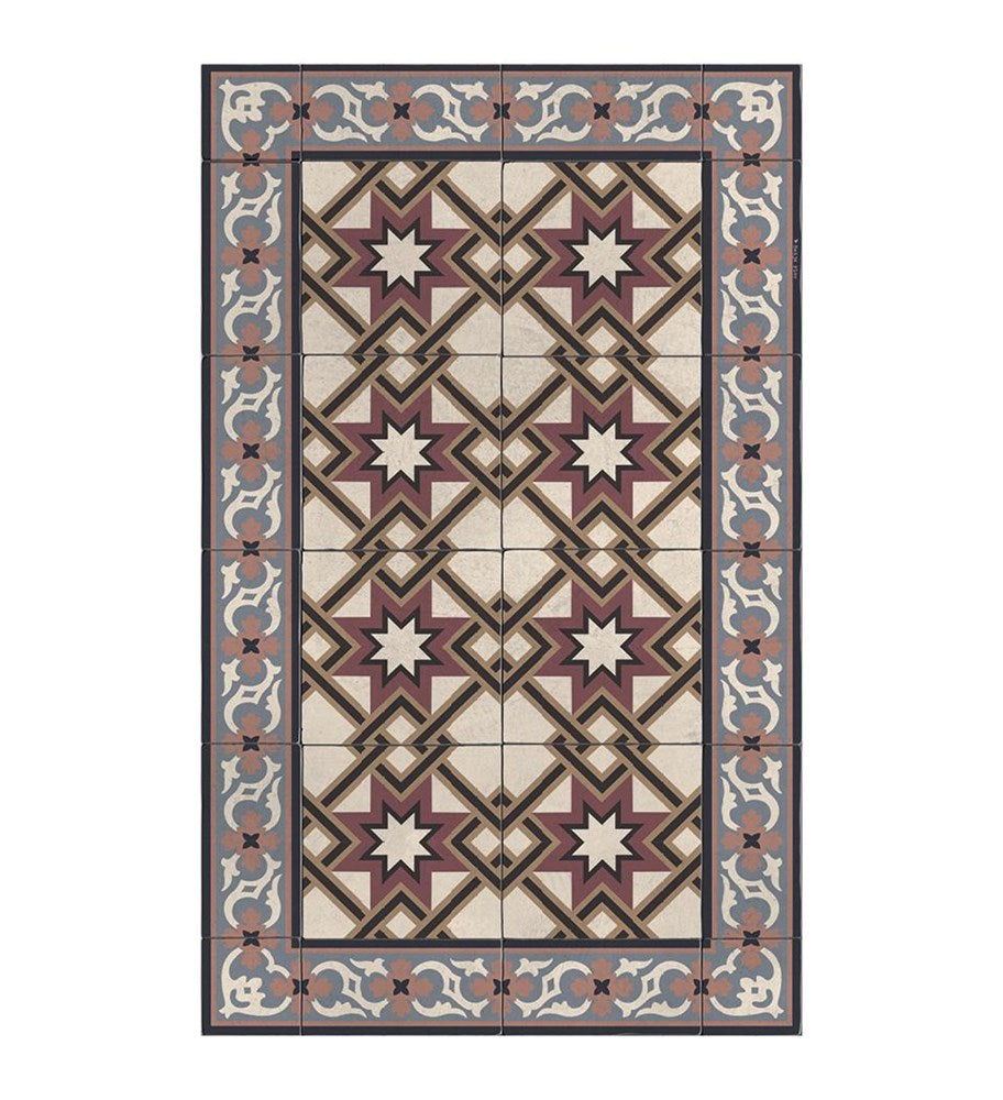 BEIJA FLOR- NOEL STAR CONCRETE Vinyl Rug