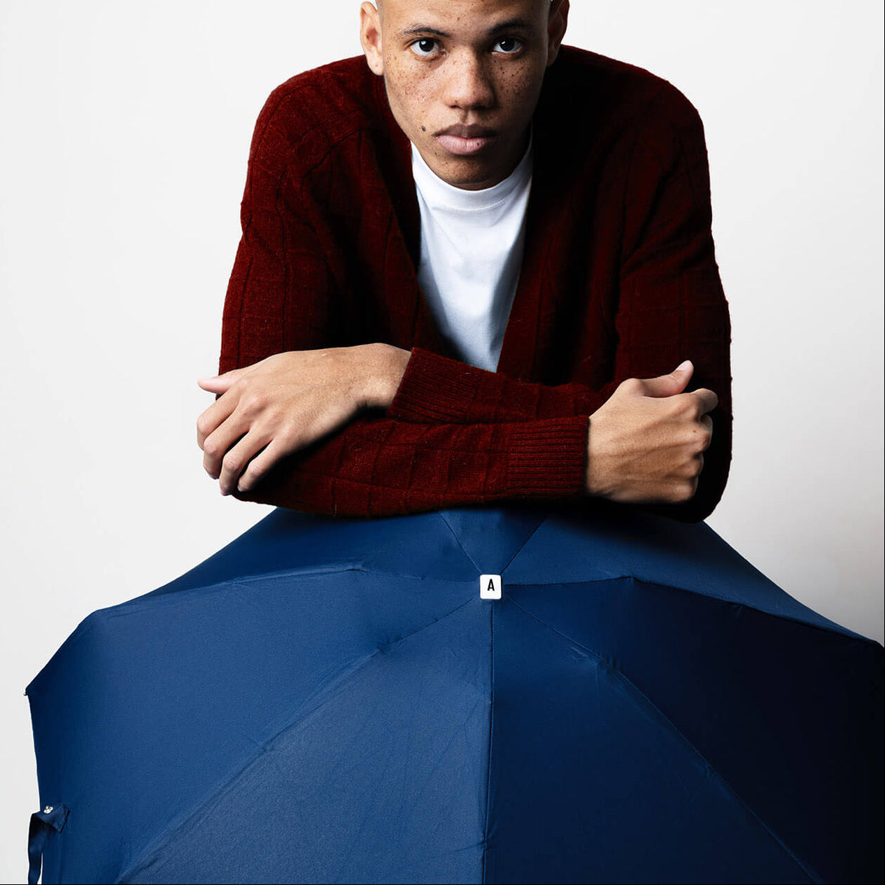 ANATOLE micro-umbrella Colette in Navy Blue