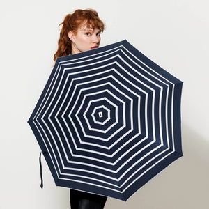 Mini-umbrella Pablo blue stripes from Anatole