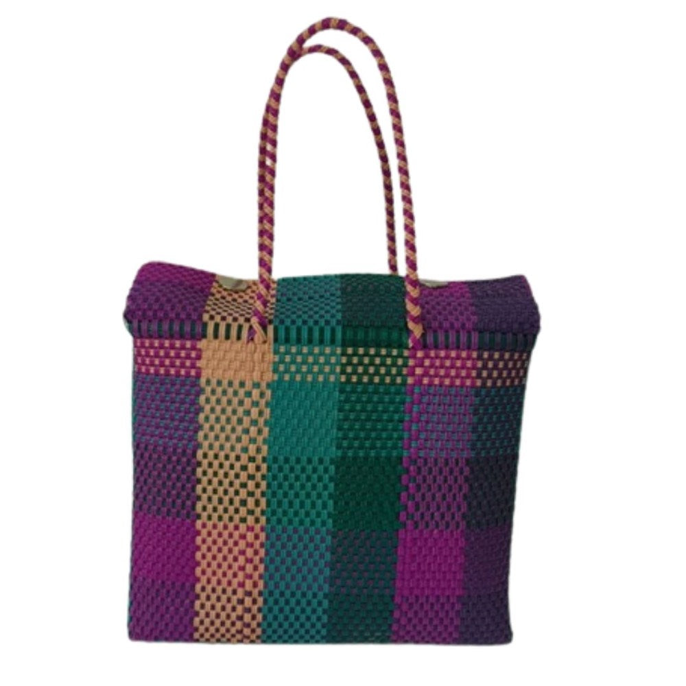 BAHIA - CARLA Purple Medium Carryall Basket