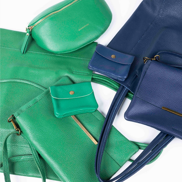 MAISON FANLI Crossbody/Clutch Bag - Leather - Vert - Frenchbazaar
