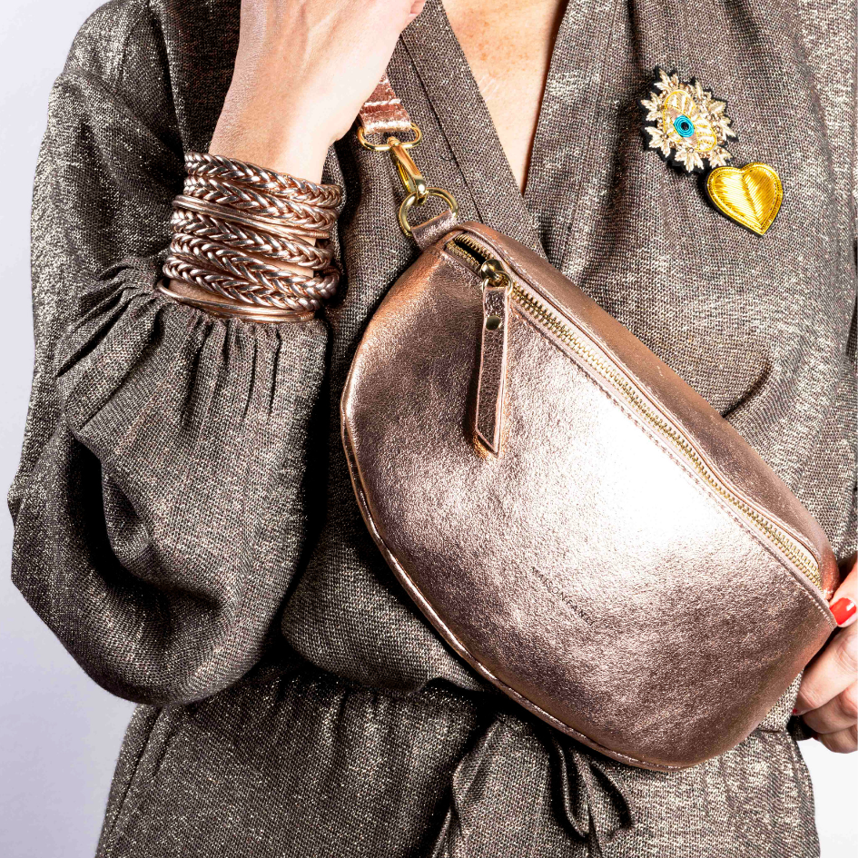 Brooch - Large Gold Heart