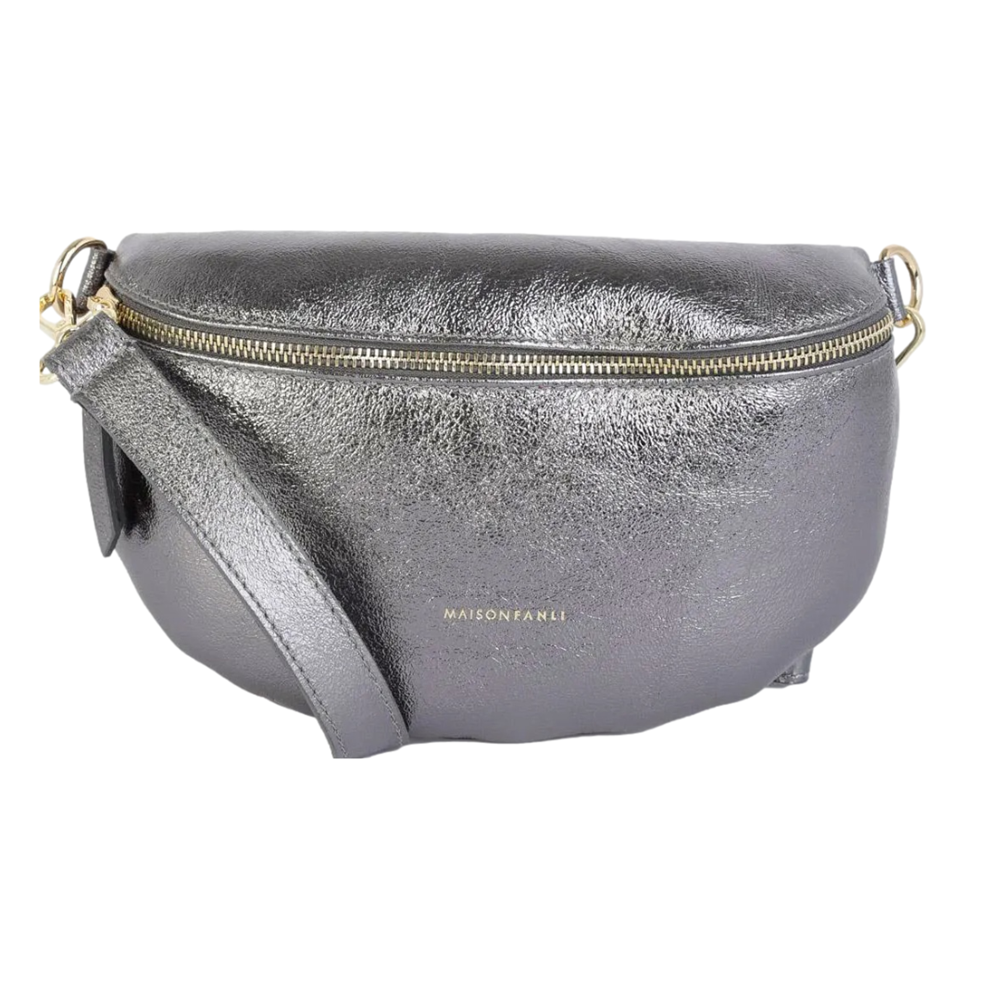 MAISON FANLI - Bum Bag METALLIC GREY
