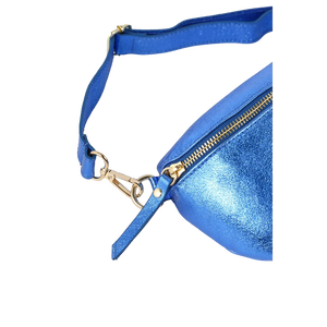 MAISON FANLI - Bum Bag METALLIC ELECTRIC BLUE