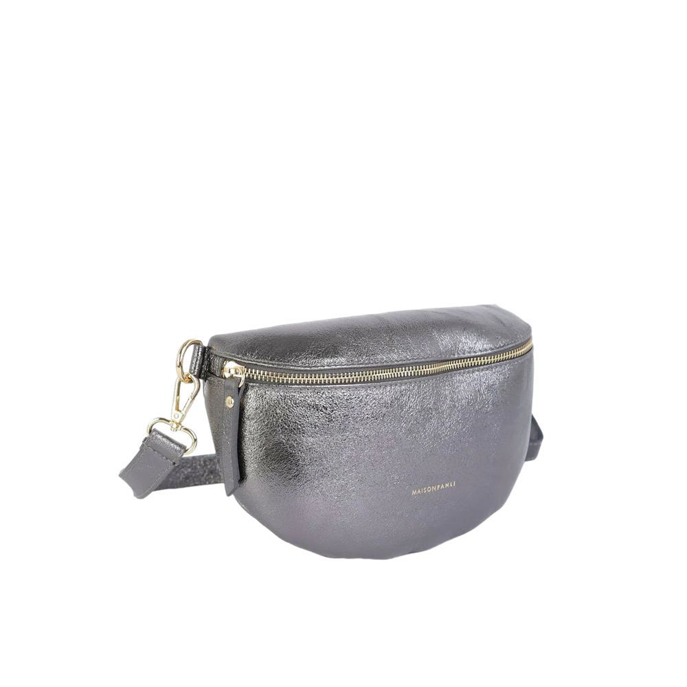 MAISON FANLI - Bum Bag METALLIC MARINE