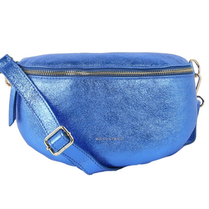 MAISON FANLI - Bum Bag METALLIC ELECTRIC BLUE