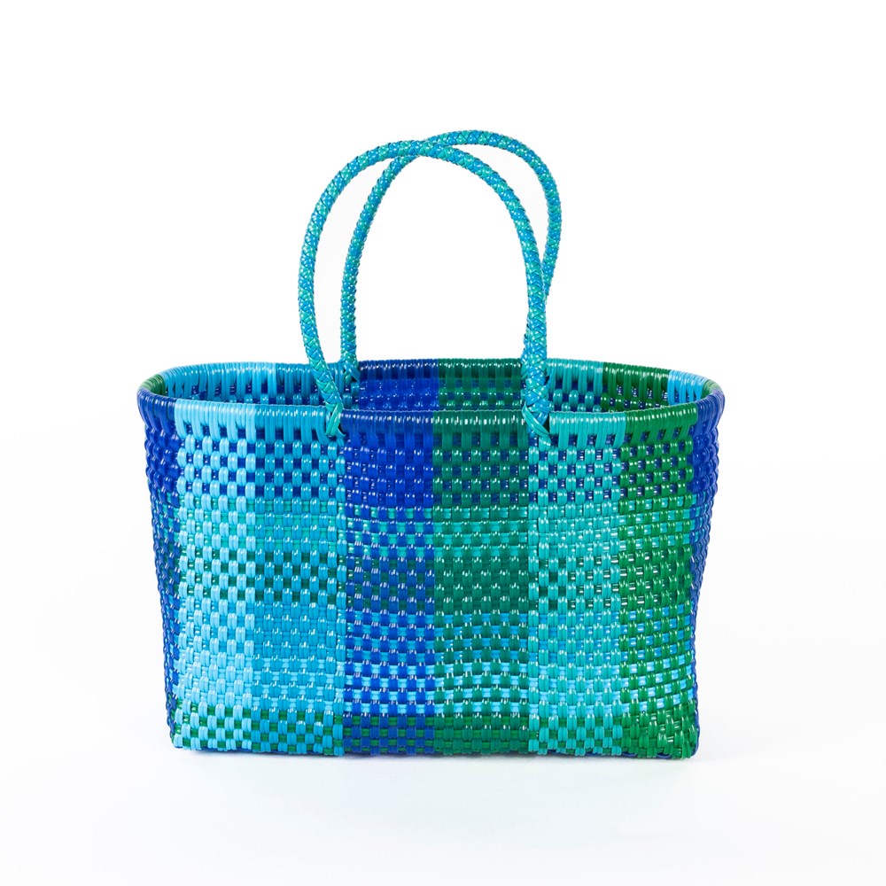 BAHIA BASKETS - CARLA Blue Small Basket