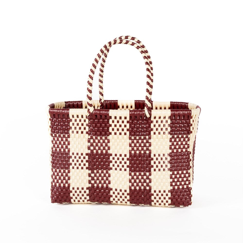 BAHIA BASKETS - GRAZIA Bordeaux Small Basket