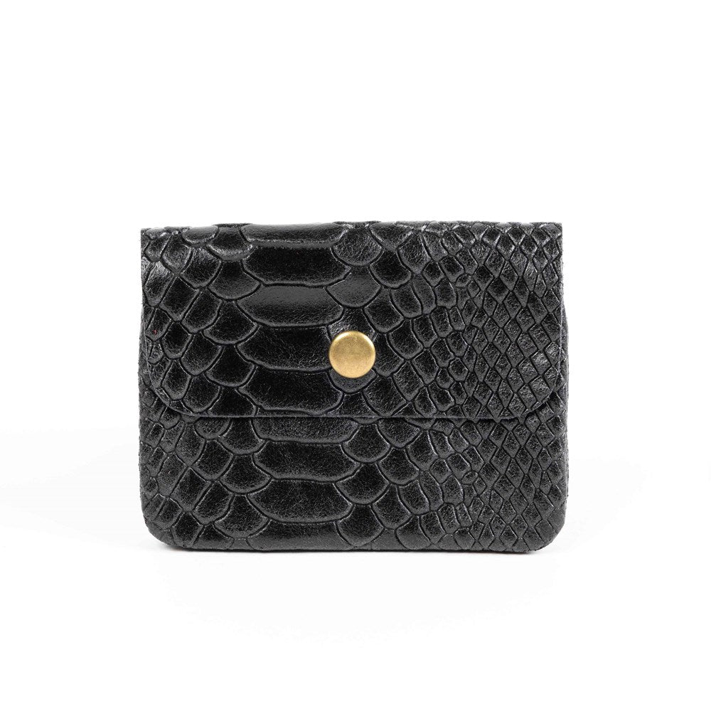 MAISON FANLI - SNAKE Coin Purse Black