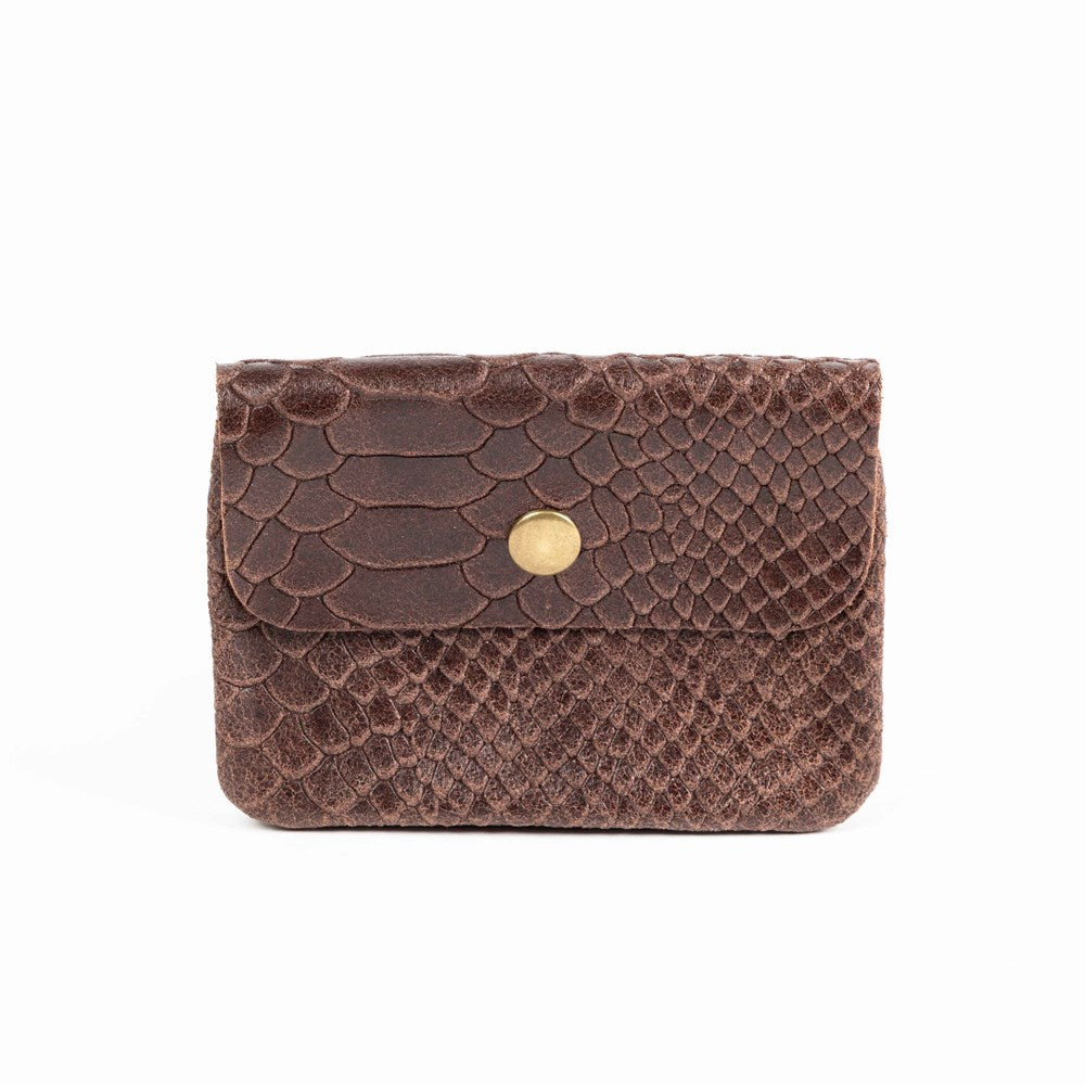 MAISON FANLI - SNAKE Coin Purse Camel