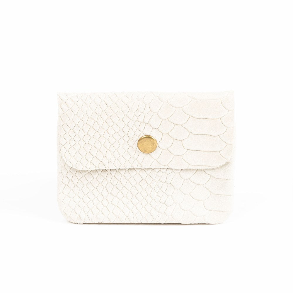 MAISON FANLI - SNAKE Coin Purse Cream