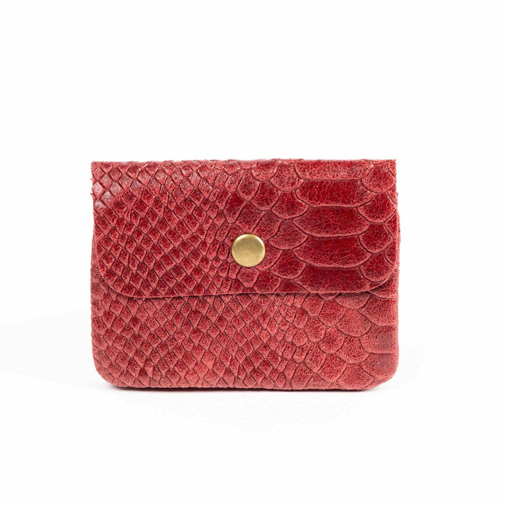 MAISON FANLI - SNAKE Coin Purse Rouge
