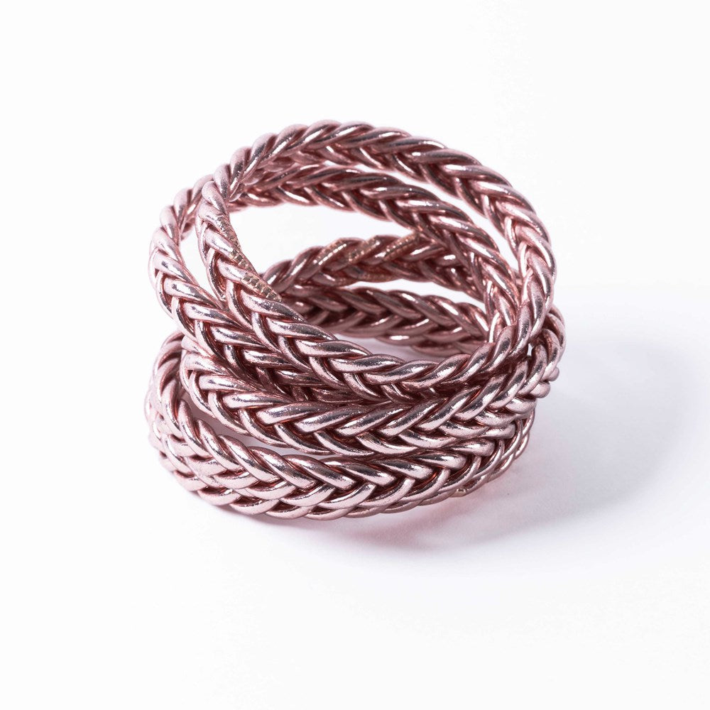 Buddhist Bracelet Braid - ROSE GOLD