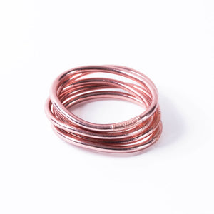 Buddhist Bracelet  Thick - ROSE GOLD