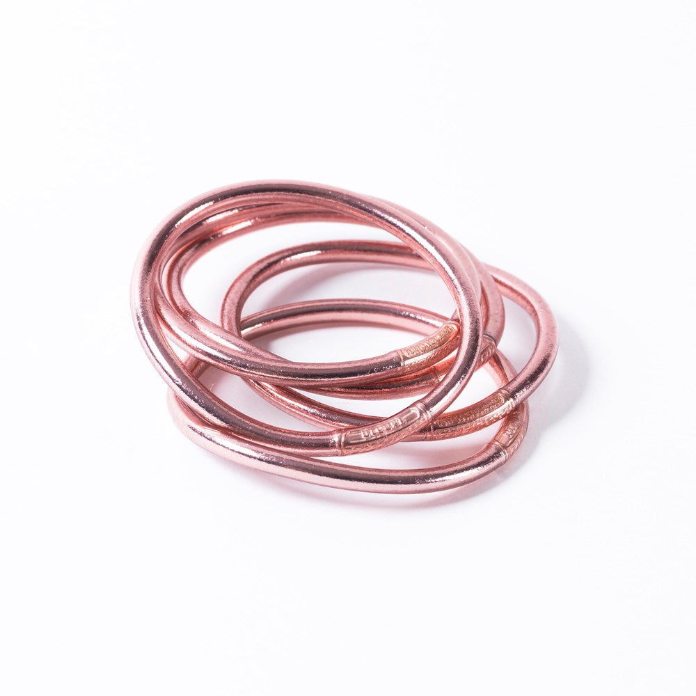 Buddhist Bracelet  Thick - ROSE GOLD