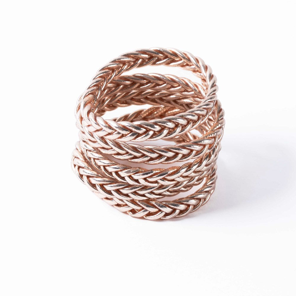 Buddhist Bracelet Braid - CHAMPAGNE