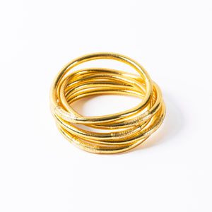 Buddhist Bracelet  Thick - LIGHT GOLD