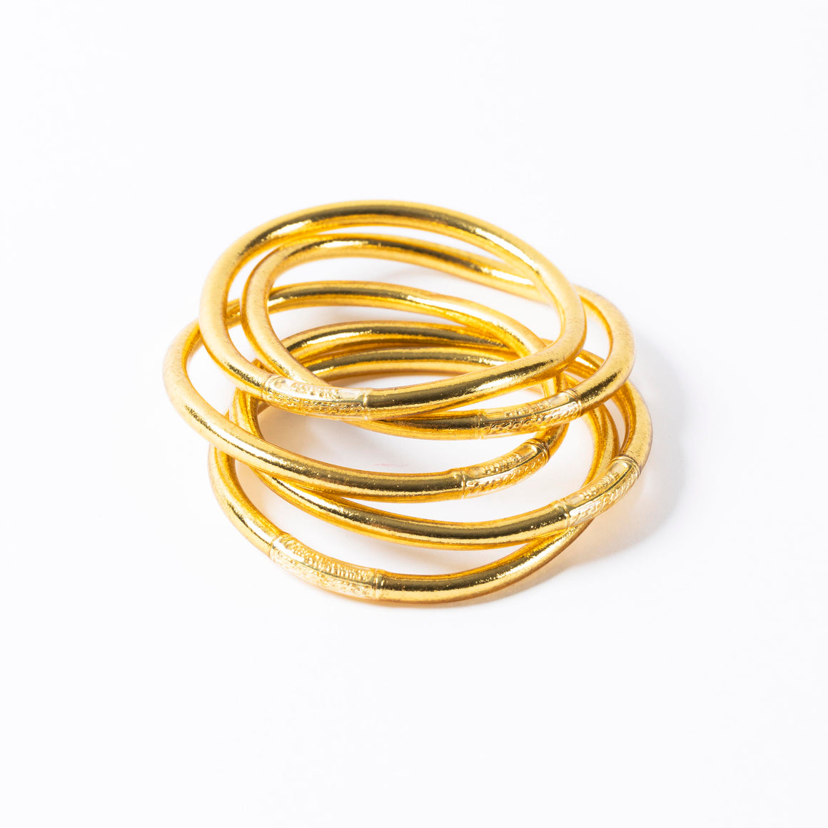 Buddhist Bracelet  Thick - LIGHT GOLD