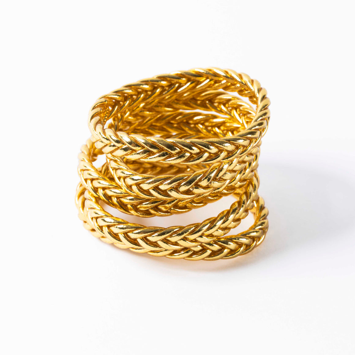 Buddhist Bracelet Braid - LIGHT GOLD