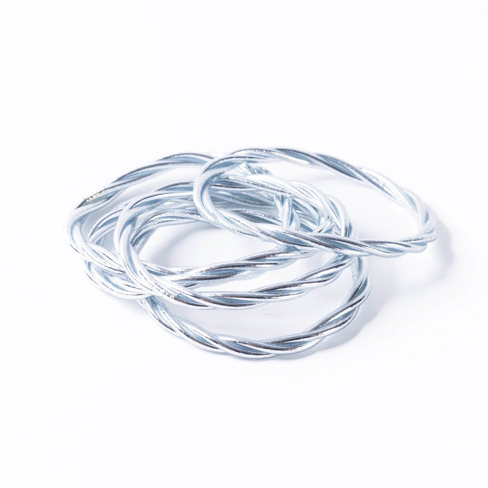 Buddhist Bracelet  Twist - SILVER