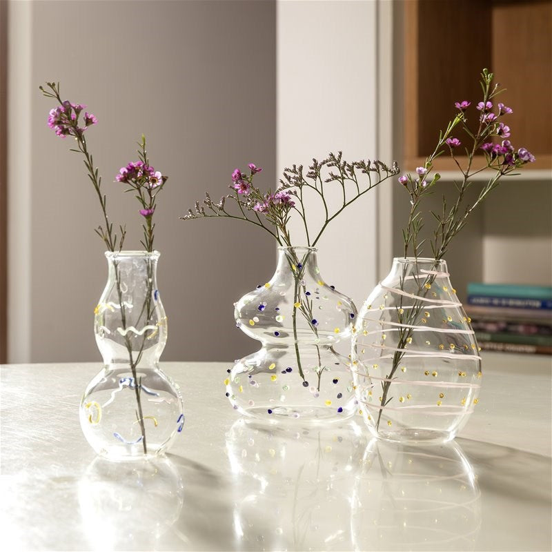 KLEVERING Vase craft Glass - 6 assorted