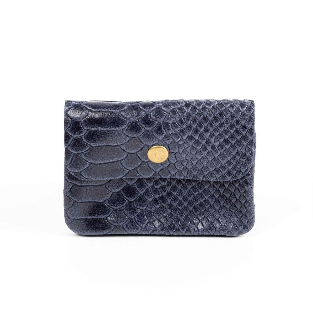 MAISON FANLI - SNAKE Coin Purse Navy