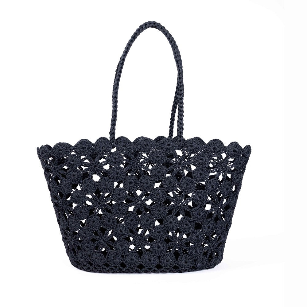 JANE Black - Crochet Basket