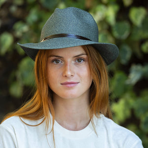 TRAVAUX EN COURS Borsalino Summer Hat - Granit