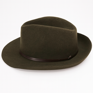 TRAVAUX EN COURS Felt Fedora Hat - Loden