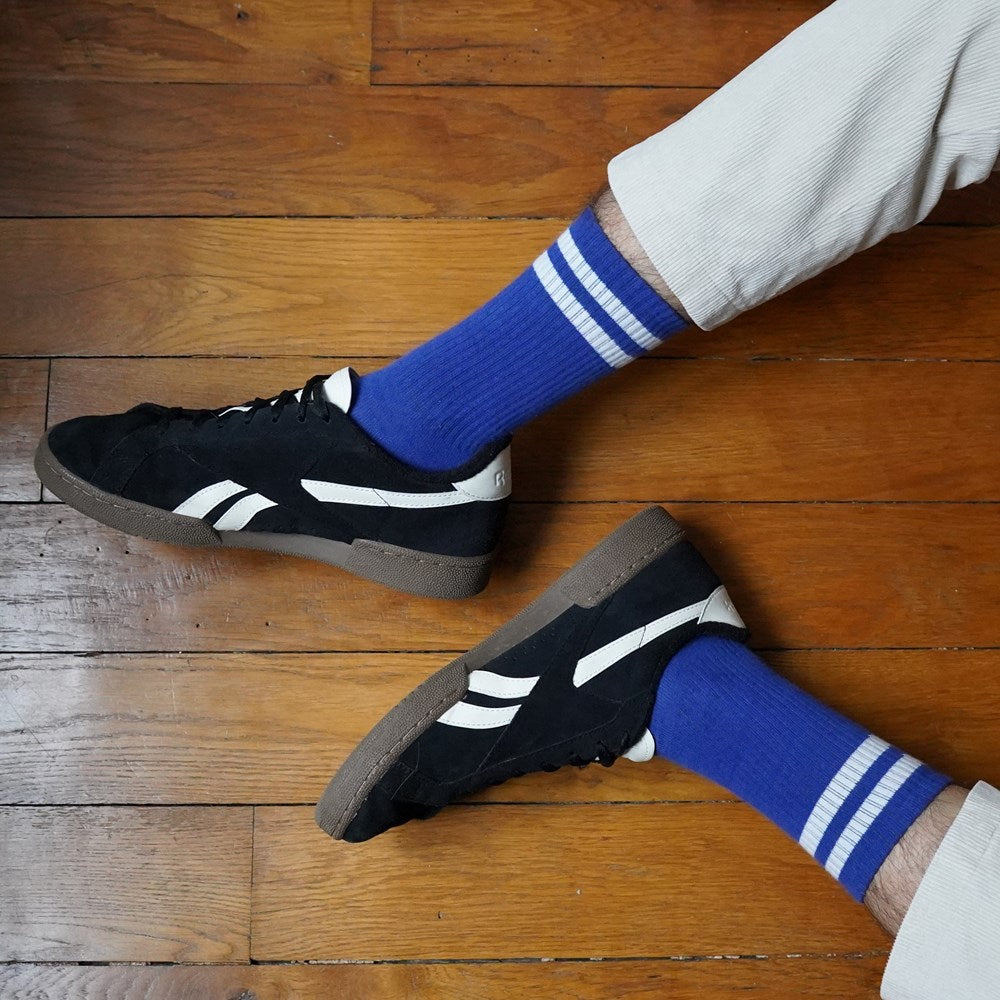 KLUE Organic cotton Tennis socks | Blue | Size 41/46