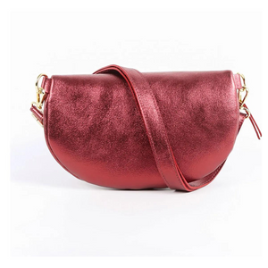 MAISON FANLI - Bum Bag METALLIC BORDEAUX