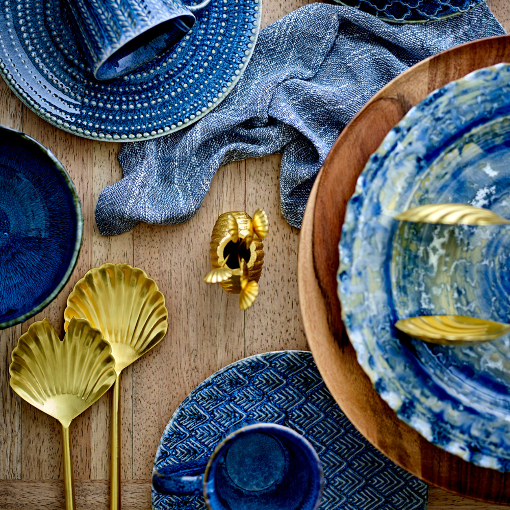 Loreta Jar w, Cocktail Forks, Gold, Aluminum