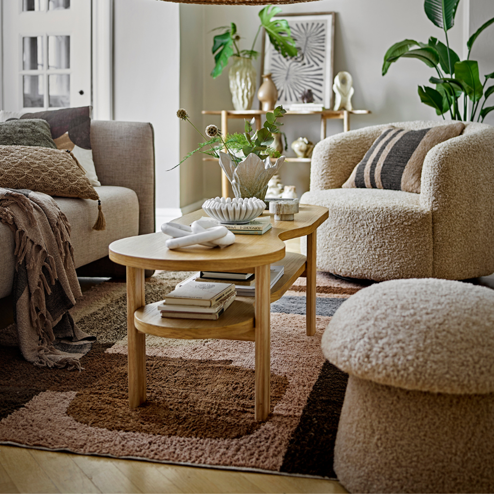 Bocca Pouf, Nature, Polyester