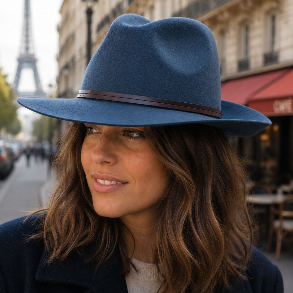 TRAVAUX EN COURS Felt Fedora Hat - Jean