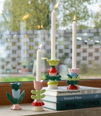 KLEVERING Candle holder blume large