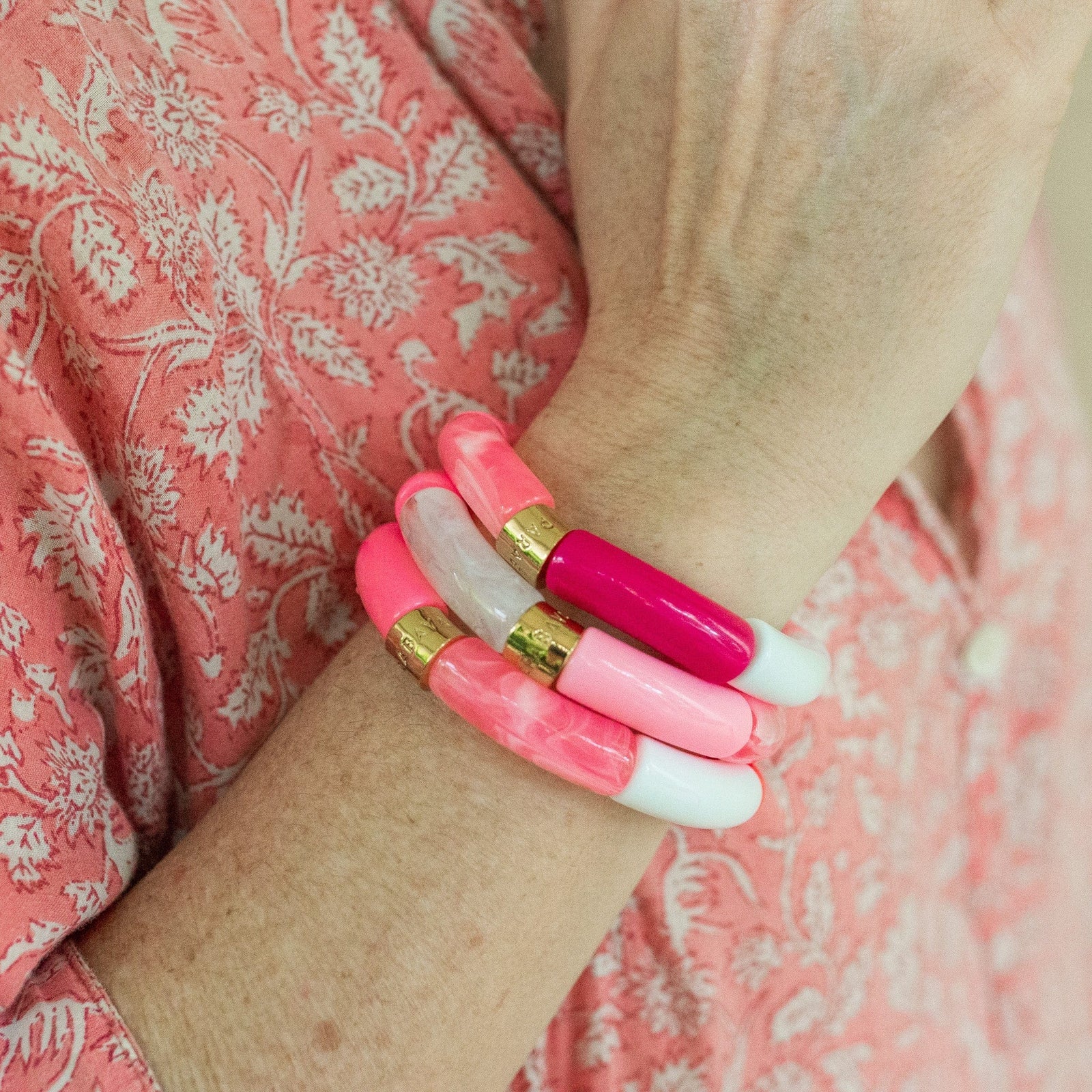 PARABAYA-FLAMINGO Bangle-Set of 3