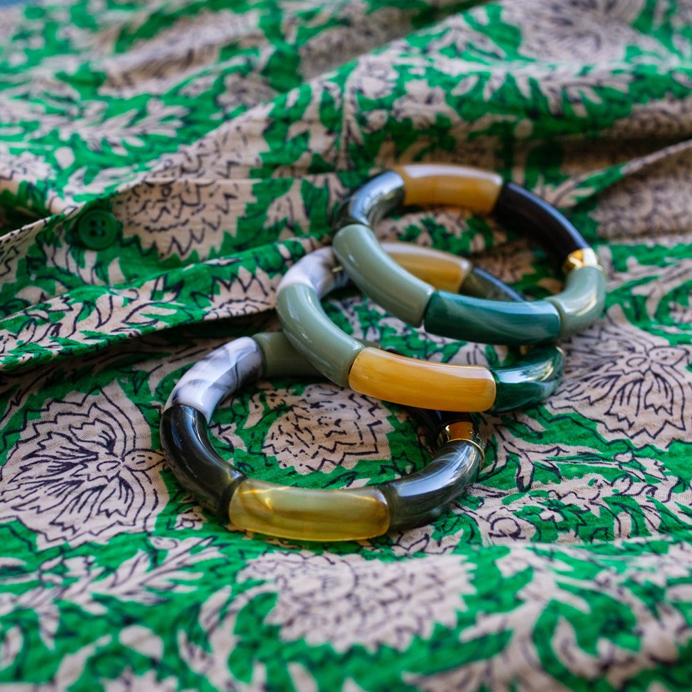 PARABAYA-CACTUS Bangle-Set of 3