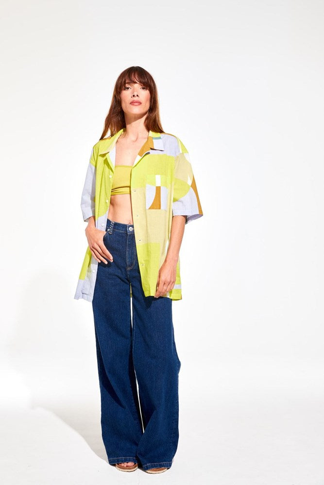 305H - Shirt Homy Halo Chance Lime/S25