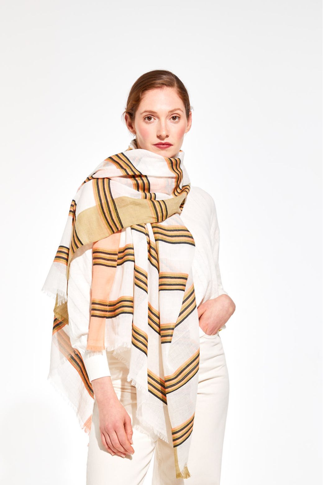 B - Scarf Guilhem Blush/S25