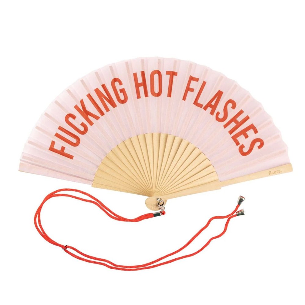 Hand Fan w/Gift Box "Fucking Hot Flashes"