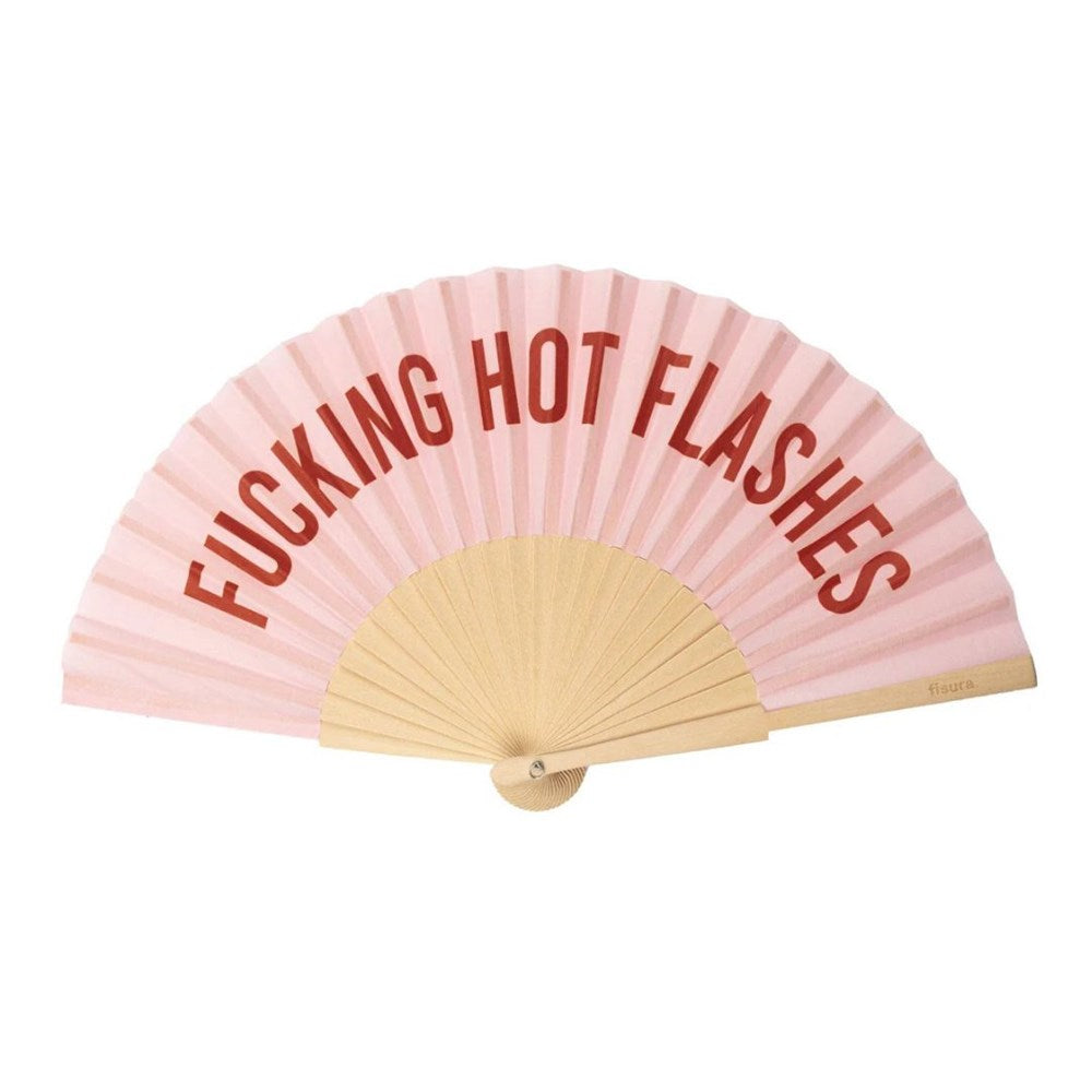 Hand Fan w/Gift Box "Fucking Hot Flashes"