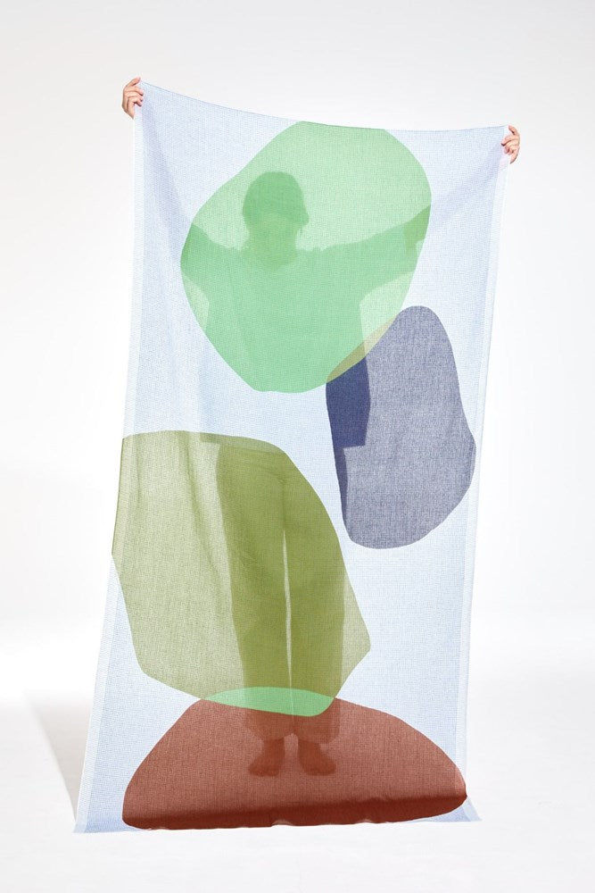 J - Scarf Galet Vert/S25