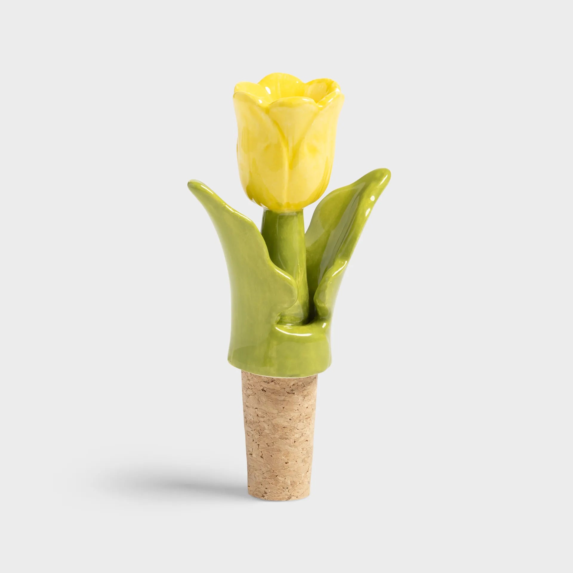 KLEVERING-Bottle stopper tulip yellow